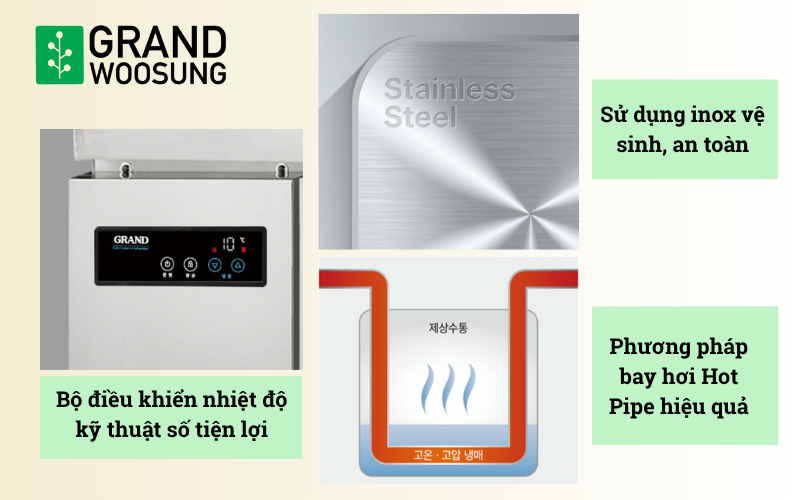 Tính năng nổi bật của bàn mát Grand Woosung