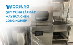 Quy trình lắp đặt máy rửa chén công nghiệp